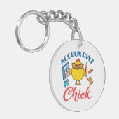 Porte-clés Comptable Chick Accounting CPA Graduation Women (Devant gauche)