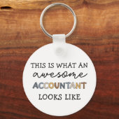 Porte-clés Comptable Funny Awesome Comptable CPA Don (Recto)