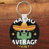 Porte-clés Comptable Moyen Nacho Drôle Cinco De Mayo Mexicain (Recto)