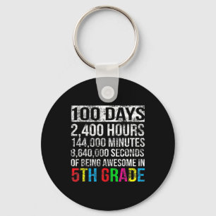 Porte-clés Comptage De 100 Jours De 100 Jours De Cadeaux Scol