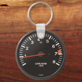 Porte-clés Compteur classique 911 rev (vieille voiture refroi (Recto)
