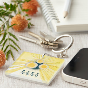 Porte-clés compteur de contrôle solaire en acrylique objet_3