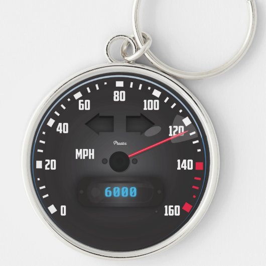 Porte-clés compteur de vitesse (Devant)