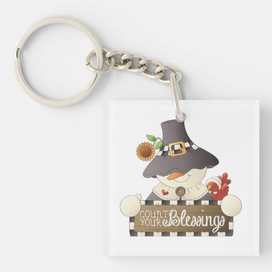 Porte-clés Comptez vos bénédictions (Devant)