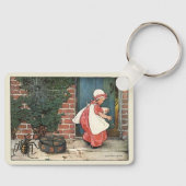 Porte-clés Comptine de la nursery de la petite Miss Muffet ar (Recto)