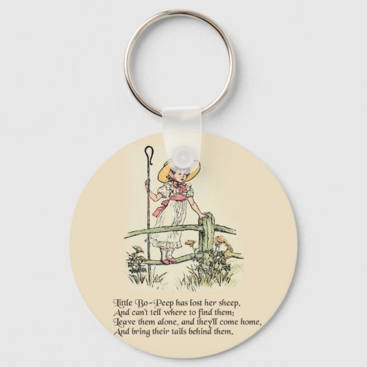 Porte-clés Comptine de Little Bo Peep (Recto)