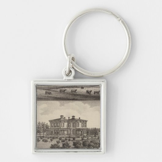 Porte-clés Comté d'Allen, Kansas (Devant)