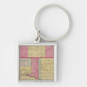 Porte-clés Comtés de Hodgeman et Ford, Bellefont, Kansas