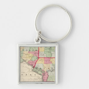 Porte-clés Comtés de Randolph, Perry, Jackson