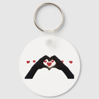 Porte-clés “Con el corazón en la mano”