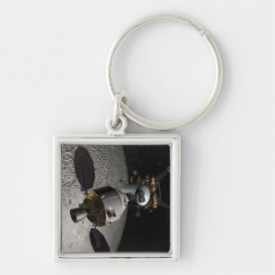 Porte-clés Concept du véhicule d'exploration de l'équipage Or