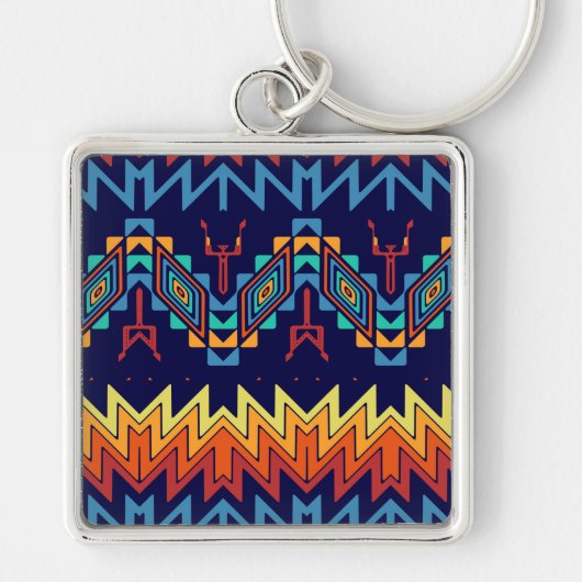 Porte-clés Conception abstraite de la conception tribale (Devant)