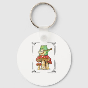 Porte-clés Conception Artistique de Mycologie de Grenouille d