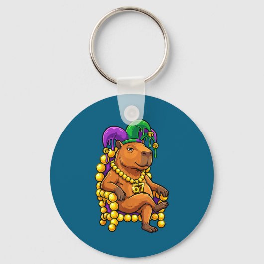 Porte-clés Conception Capybara Jester 67 Six Seven (Recto)