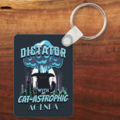 Porte-clés Conception Catastrophique Funny Chat (Verso)