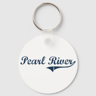 Porte-clés Conception classique de Pearl River New York