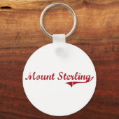 Porte-clés Conception classique du mont Sterling Ohio (Recto)