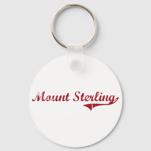 Porte-clés Conception classique sterling de l'Ohio de bâti