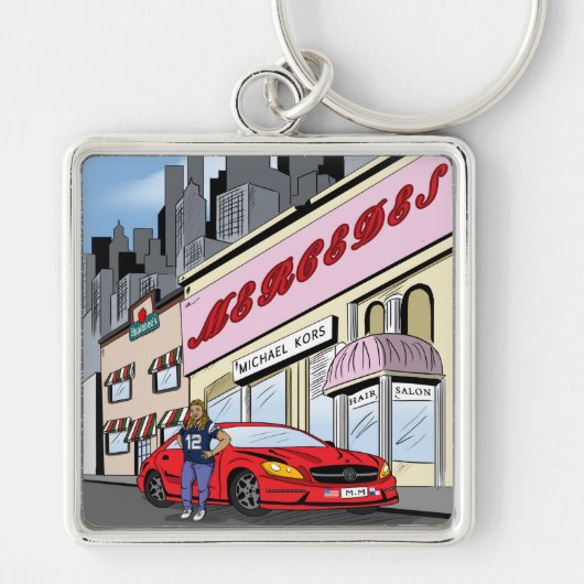 Porte-clés Conception comique de la Commission (Devant)