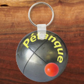 Porte-clés Conception contemporaine d'une boule de Petanque (Recto)