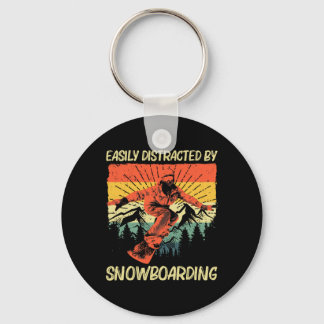 Porte-clés Conception cool Snowboard Pour Hommes Femmes Snowb