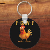 Porte-clés Conception créative et décontractée Funny F Caw F (Recto)