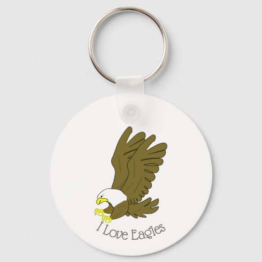 Porte-clés Conception d'aigle (Recto)