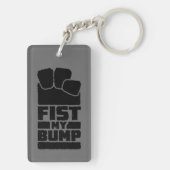 Porte-clés Conception d'alien spatial drôle Fist My Bump (Dos)