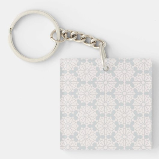 Porte-clés Conception d'art islamique élégant (Devant)