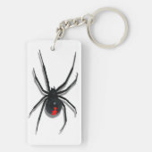 Porte-clés Conception d'attaque avec araignée marquée rouge (Dos)