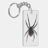 Porte-clés Conception d'attaque d'araignée à marque rouge (Devant gauche)