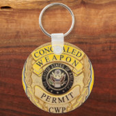 Porte-clés conception de badge ccw (Recto)