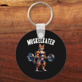 Porte-clés Conception de barre de chat pour les bodybuilders (Recto)