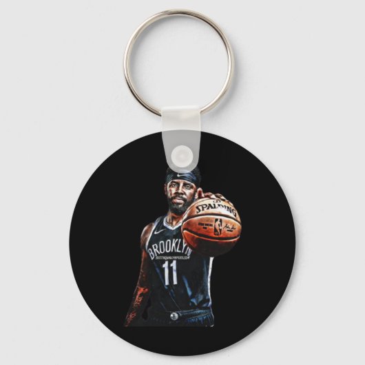 Porte-clés Conception de basket-ball (Recto)