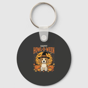 Porte-clés Conception de Beagle Halloween Howl-O-Ween Chien C