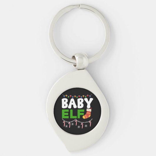 Porte-clés Conception de bébé elfe de Noël-84608 (Devant)