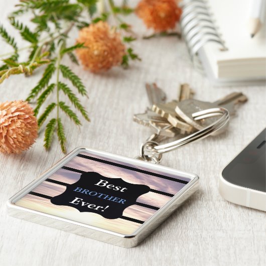 Porte-clés Conception de Best Brother Ever (Côté)