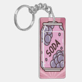 Porte-clés Conception de boisson gazeuse rétro – Boisson rafr (Devant gauche)