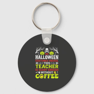 Porte-clés Conception de café assez effrayante pour Halloween