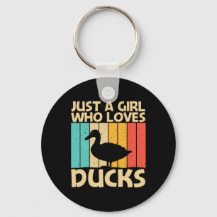 Porte-clés Conception de canard drôle pour les filles enfants