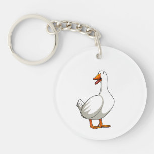 Porte-clés Conception de canard mignon pour hommes amateur de