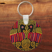 Porte-clés Conception de canard Mola d'Indien Cuna (Recto)