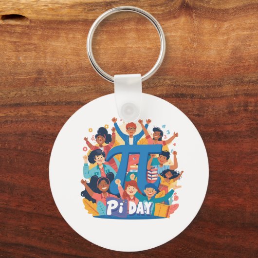 Porte-clés Conception de célébration de l'équipe du jour de P (Recto)