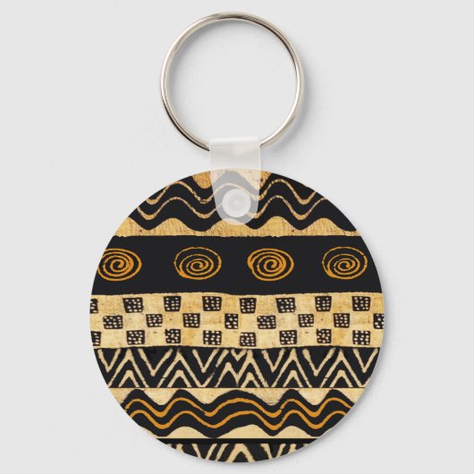 Porte-clés Conception de chaman tribal africain (Recto)