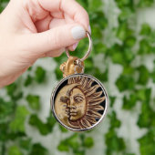 PORTE-CLÉS CONCEPTION DE CHARME DU SOLEIL ET DE LUNE (Main)
