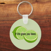 Porte-clés Conception de chaux (Recto)