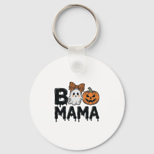 Porte-clés Conception de chemise de maman fantôme Halloween c