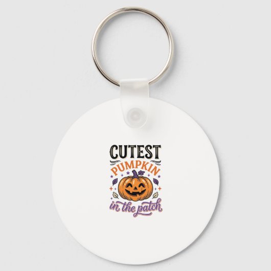 Porte-clés Conception de chemise Halloween Citrouille la plus (Recto)