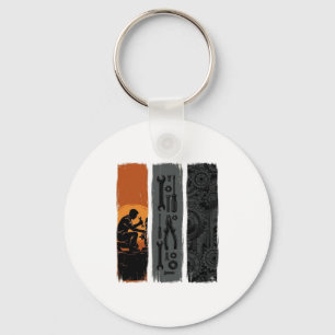 Porte-clés Conception de chemise triptyque d'outils de mécani