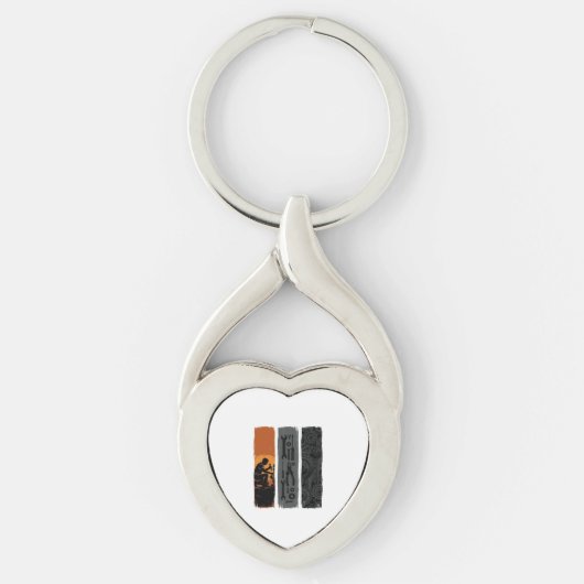 Porte-clés Conception de chemise triptyque d'outils de mécani (Devant)